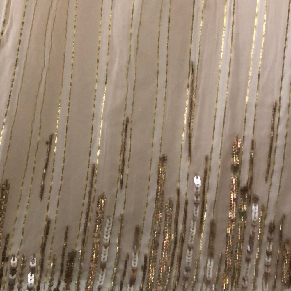 Anthropologie Ranna Gill Gold Beaded Tank - Picture 3 of 4